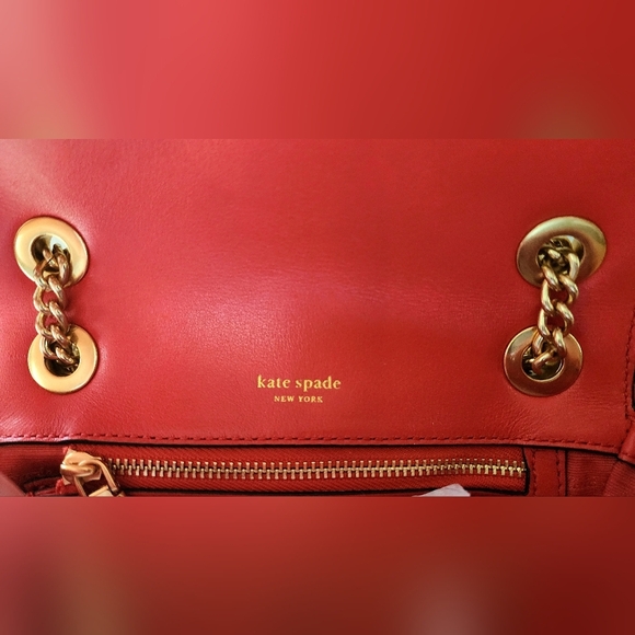 Kate Spade Evelyn Striped Crochet Raffia Shoulder Bag/Crossbody - Picture 10 of 16